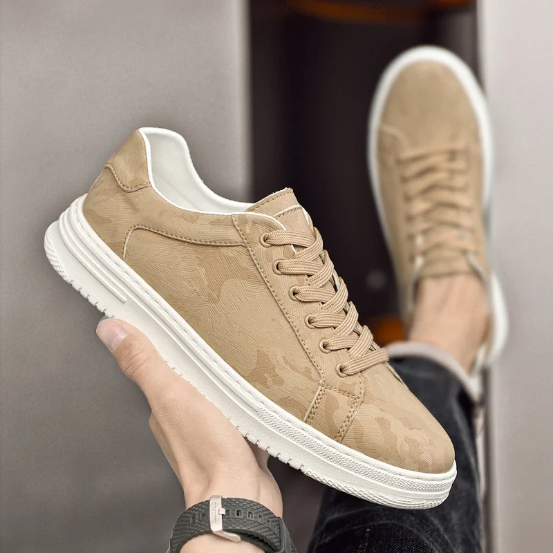 Flexor Men Leather Sneakers