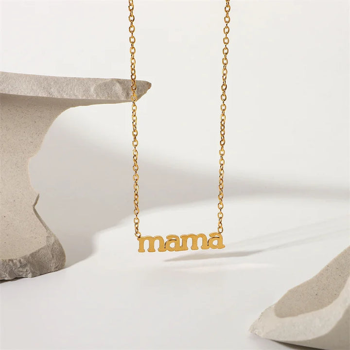 Delicate "Mama" Necklace