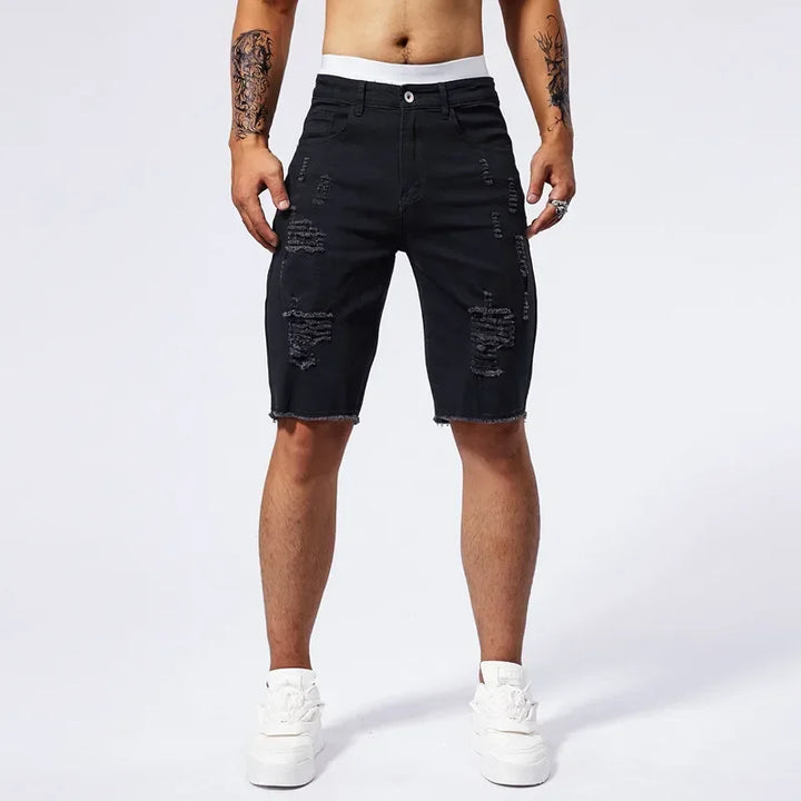 Rawk Men Ripped Shorts