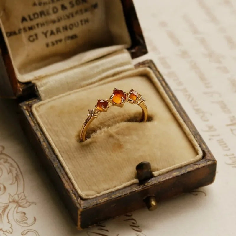 Aurelia Amber Ring