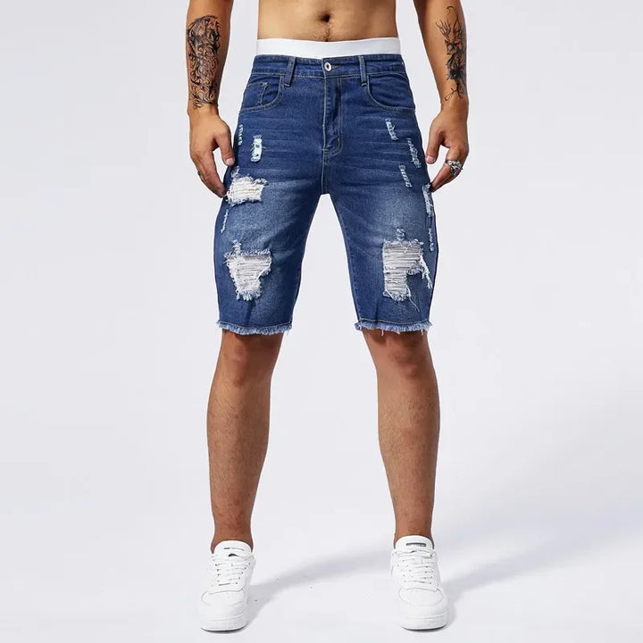 Rawk Men Ripped Shorts