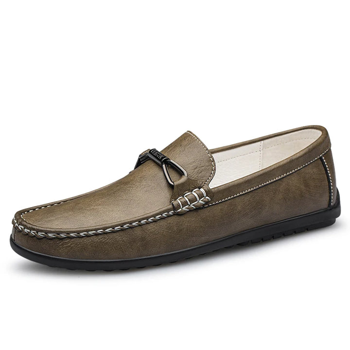 Men Casual Leather Loafers Shoes