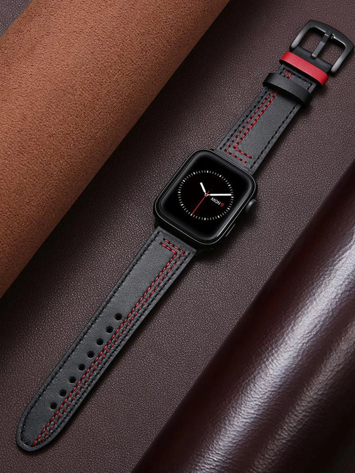 Retro Leather Apple Watch Band