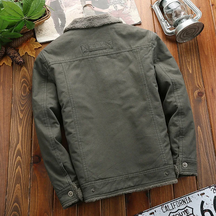 PolarEdge Fleece-Lined Cargo Jacket