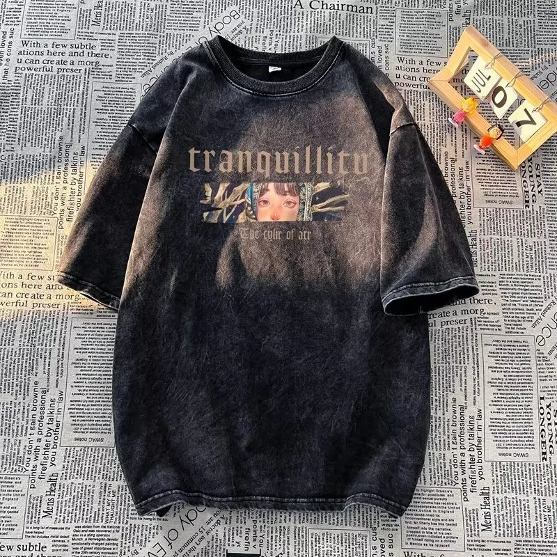 Tranquility Gothic Oversized Tee