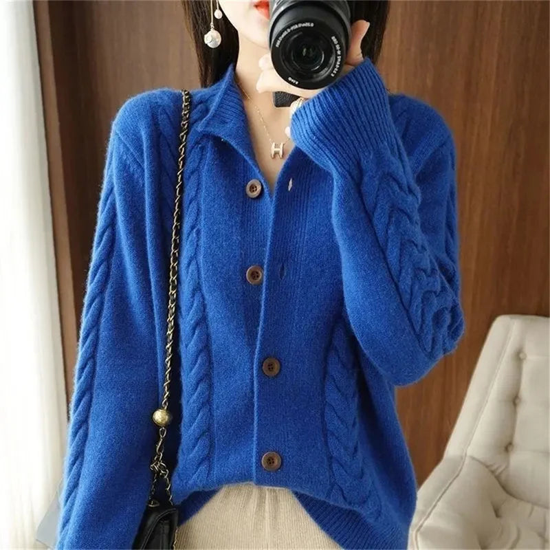 Cozy Twist Cardigan