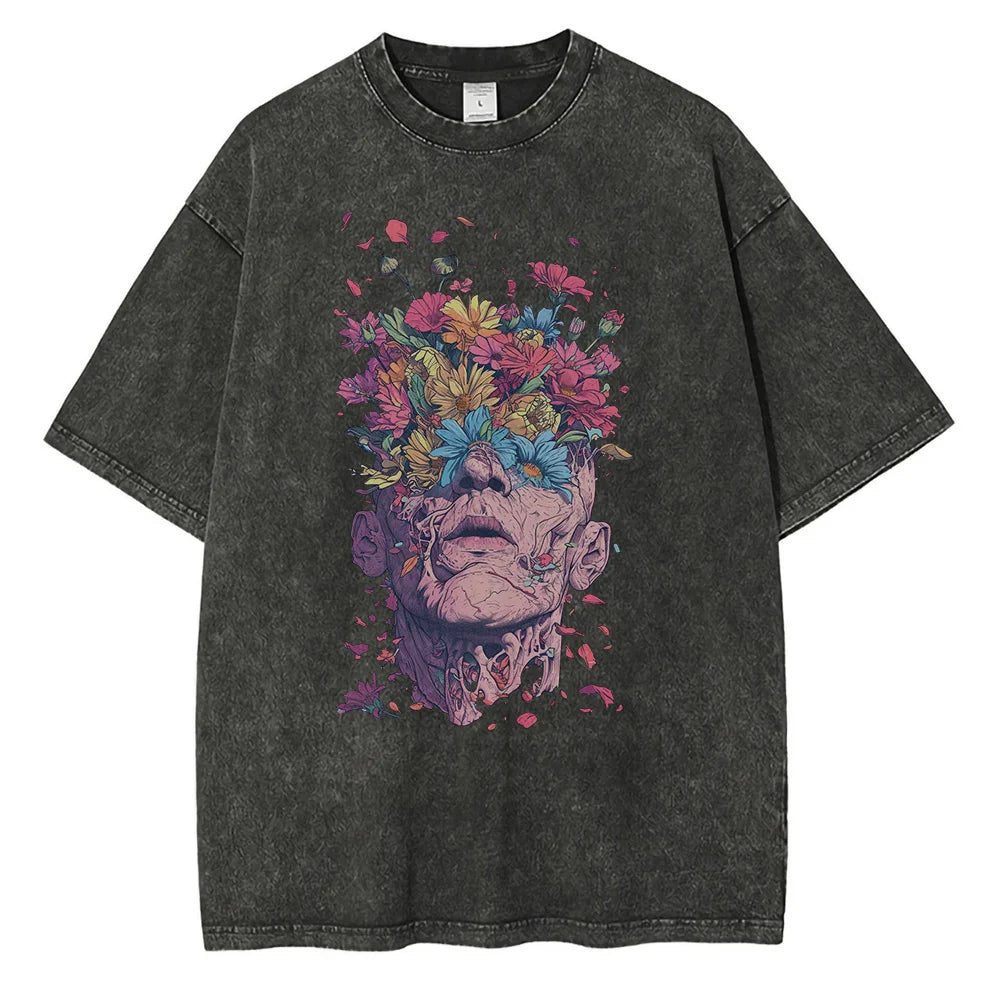 BloomGaze Vintage Washed Tee