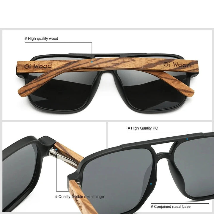 Oi Wood Men Sunglasses