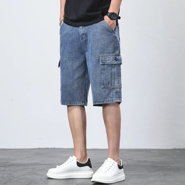 Weekender Cargo Denim Shorts