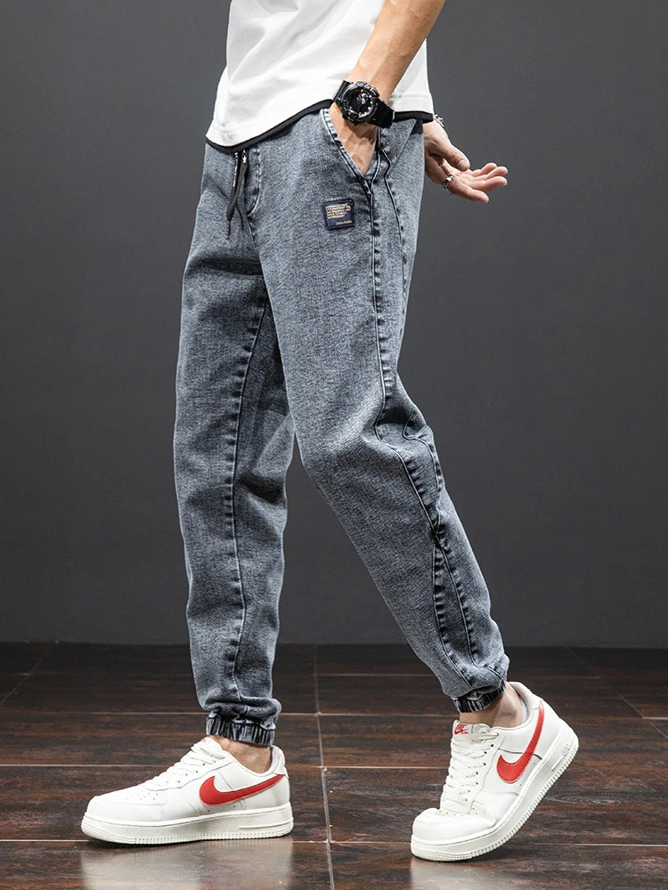 Denim Jogger Pants Men