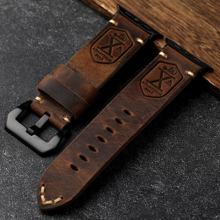 Vintage Leather Apple Watch Band