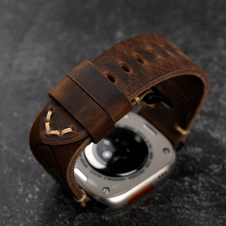 Vintage Leather Apple Watch Band