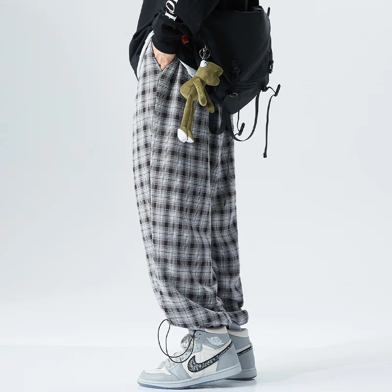 Urban Plaid Joggers Pants