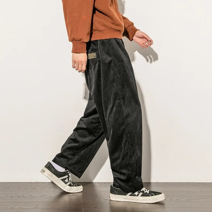 Men's Straight-leg  Corduroy Pants