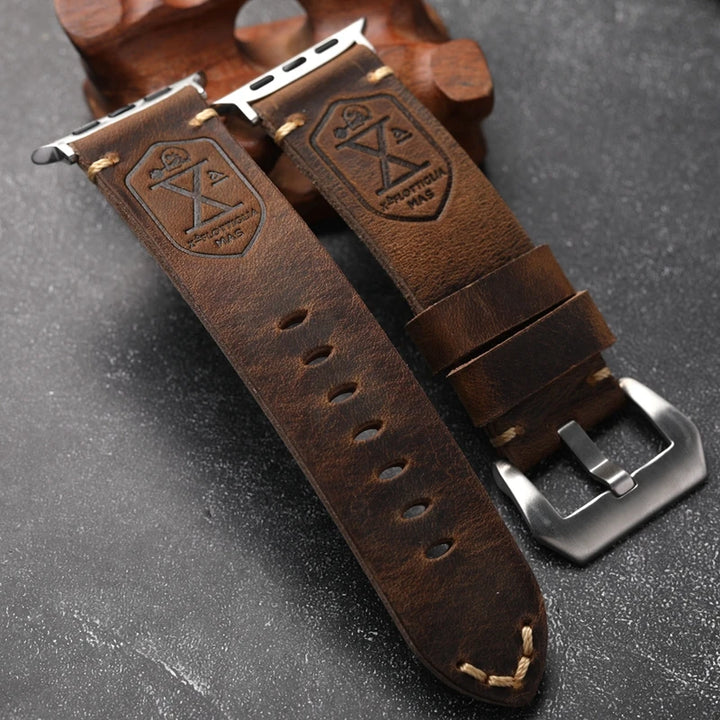 Vintage Leather Apple Watch Band