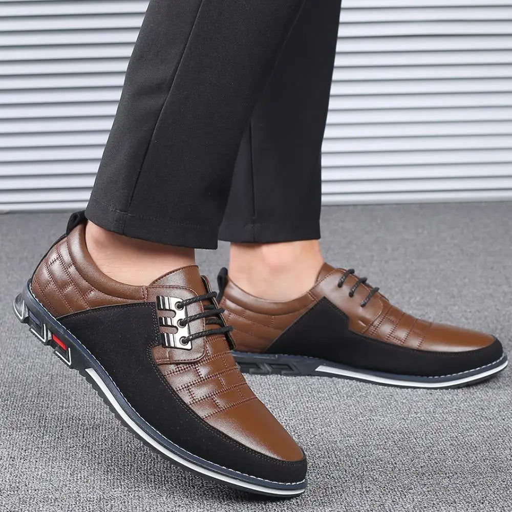 Classic Casual Men Leather Shoes - District Sunday