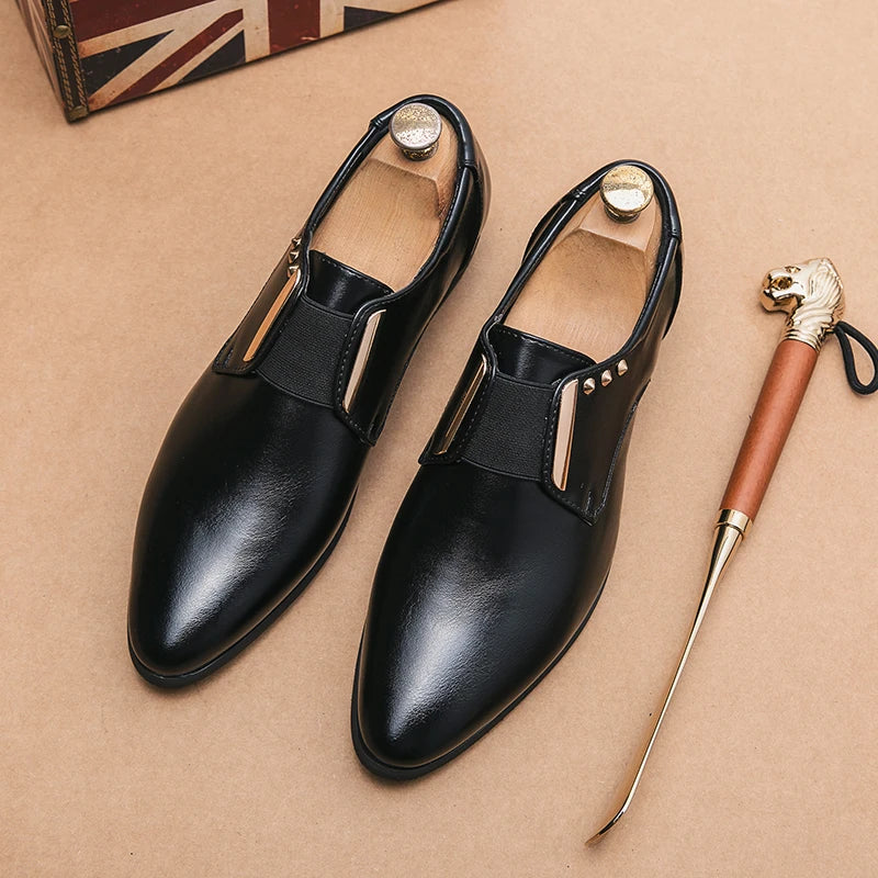 Majestic Men Leather Loafers