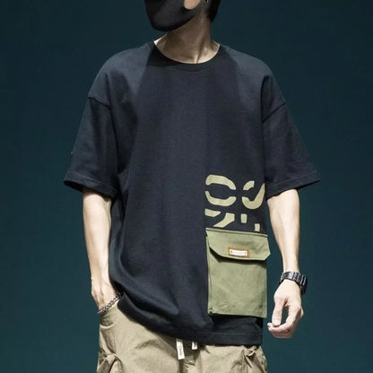 Retrograde Cargo Pocket Oversized Tee