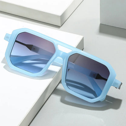 Double Bridges Square Sunglasses