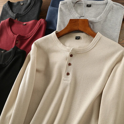 Henley Long Sleeve Thermal Shirt