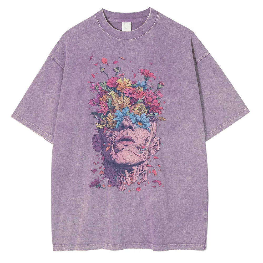 BloomGaze Vintage Washed Tee