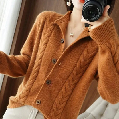 Cozy Twist Cardigan