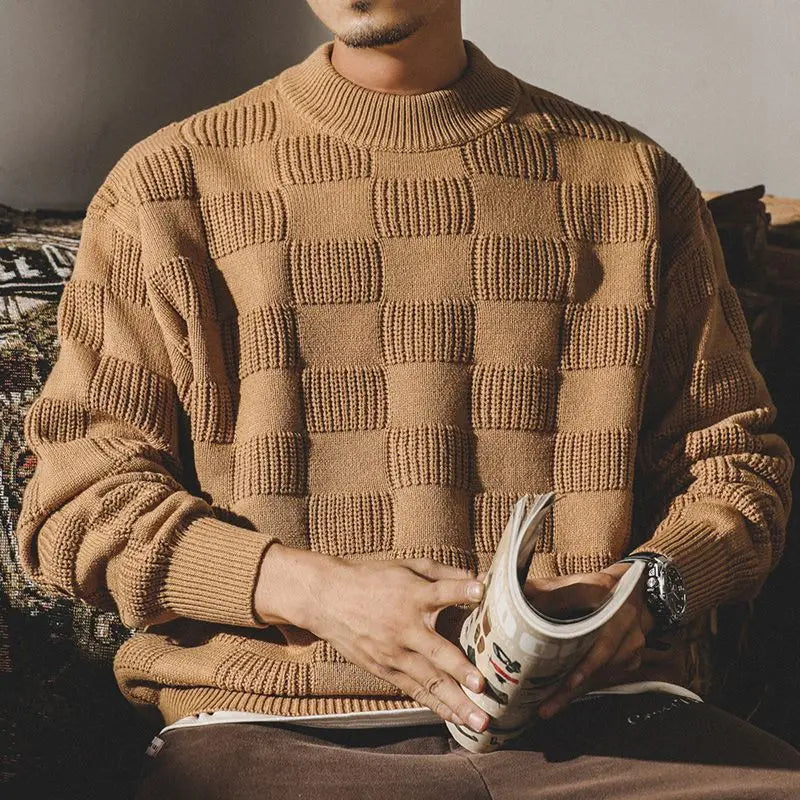 Sleek Men Knitted Sweater