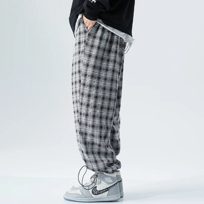 Urban Plaid Joggers Pants