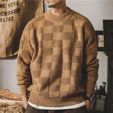 Sleek Men Knitted Sweater