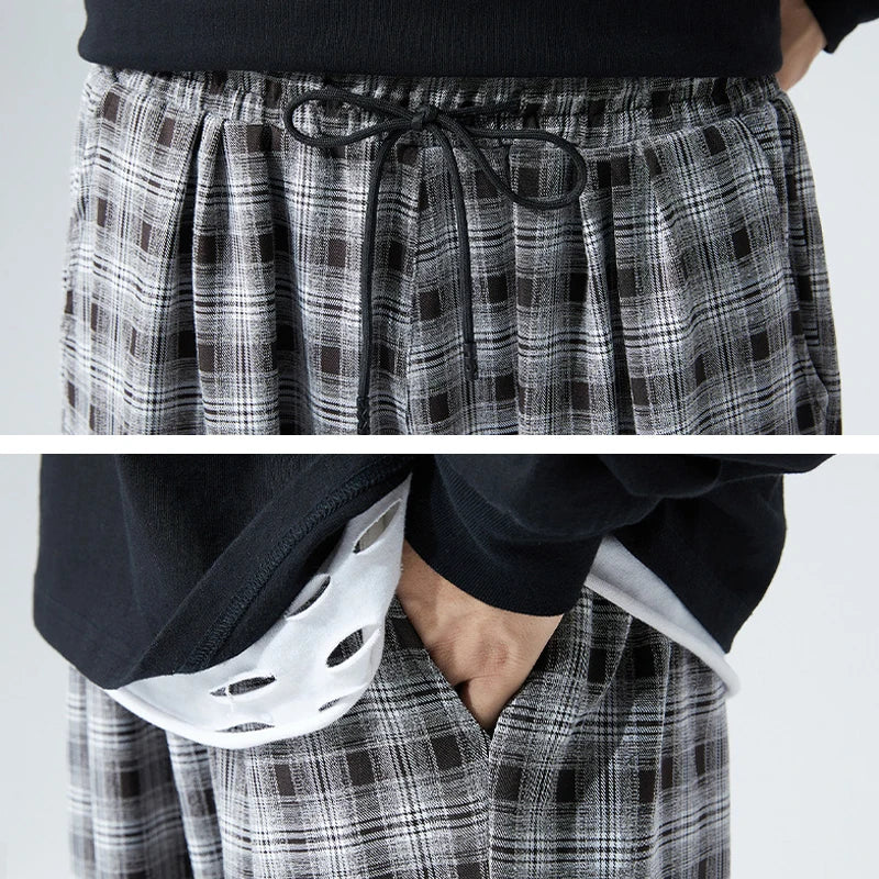 Urban Plaid Joggers Pants