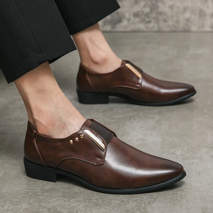 Majestic Men Leather Loafers