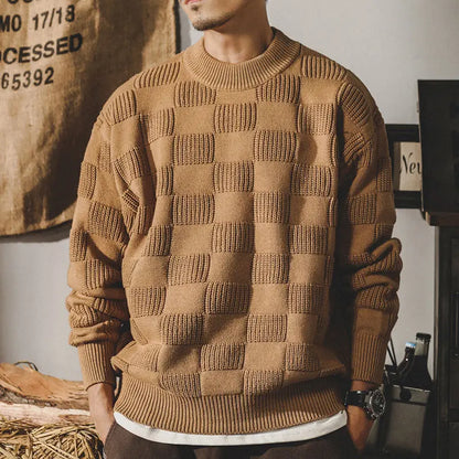 Sleek Men Knitted Sweater