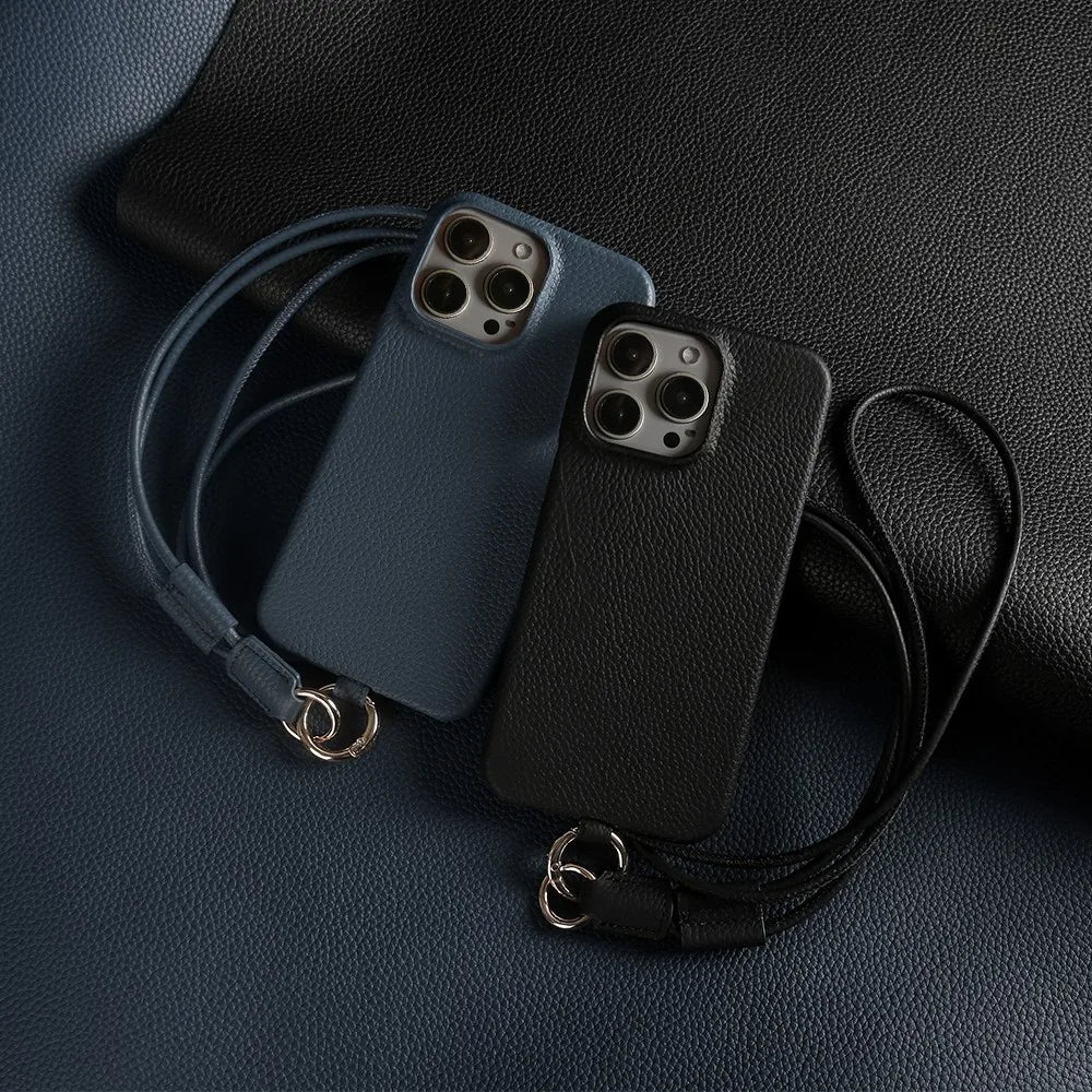 Signature Grip Leather iPhone Case