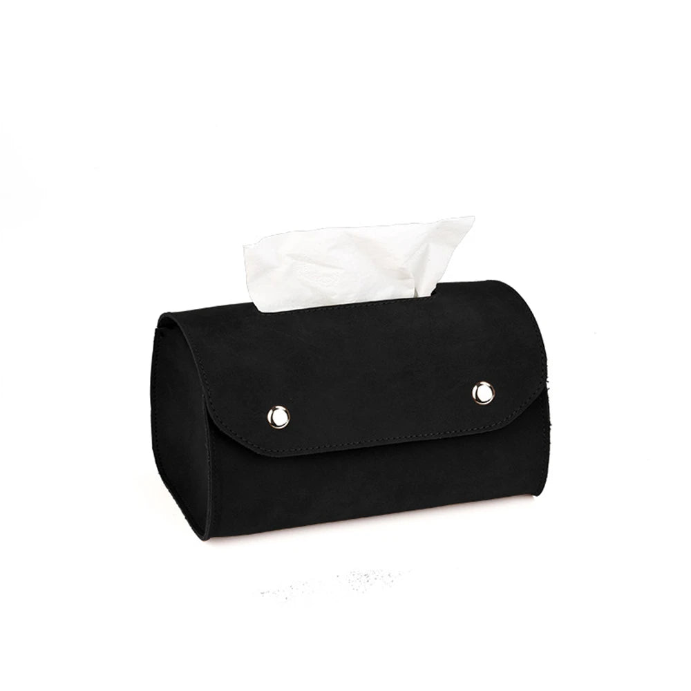 RetroNook Leather Tissue Box