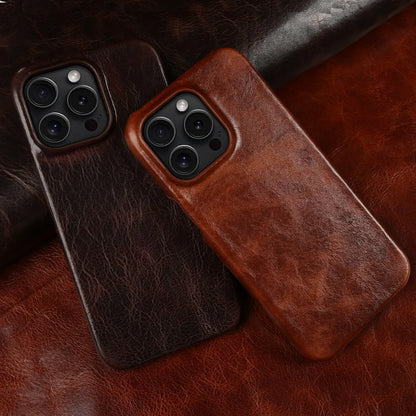 Vintage Reserve Leather iPhone Case