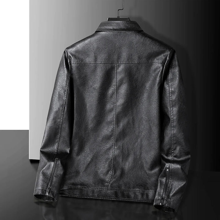 Retro Rider Leather Jacket