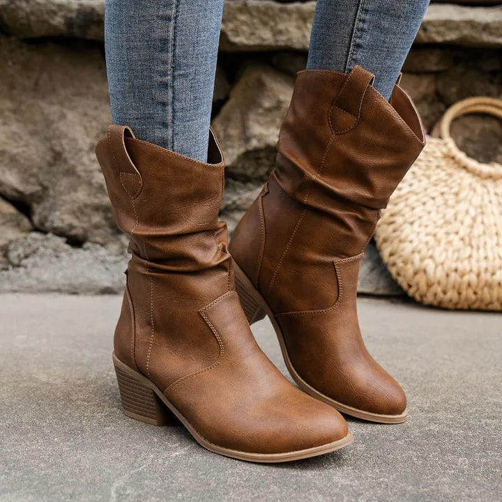 Leather Western Women's Boots