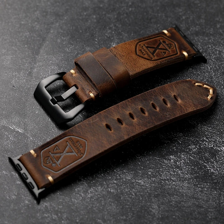 Vintage Leather Apple Watch Band