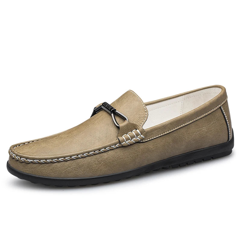 Men Casual Leather Loafers Shoes