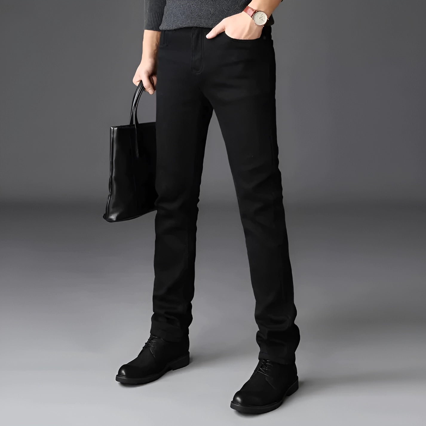 Straight Stretch Men's Jeans - District Sunday