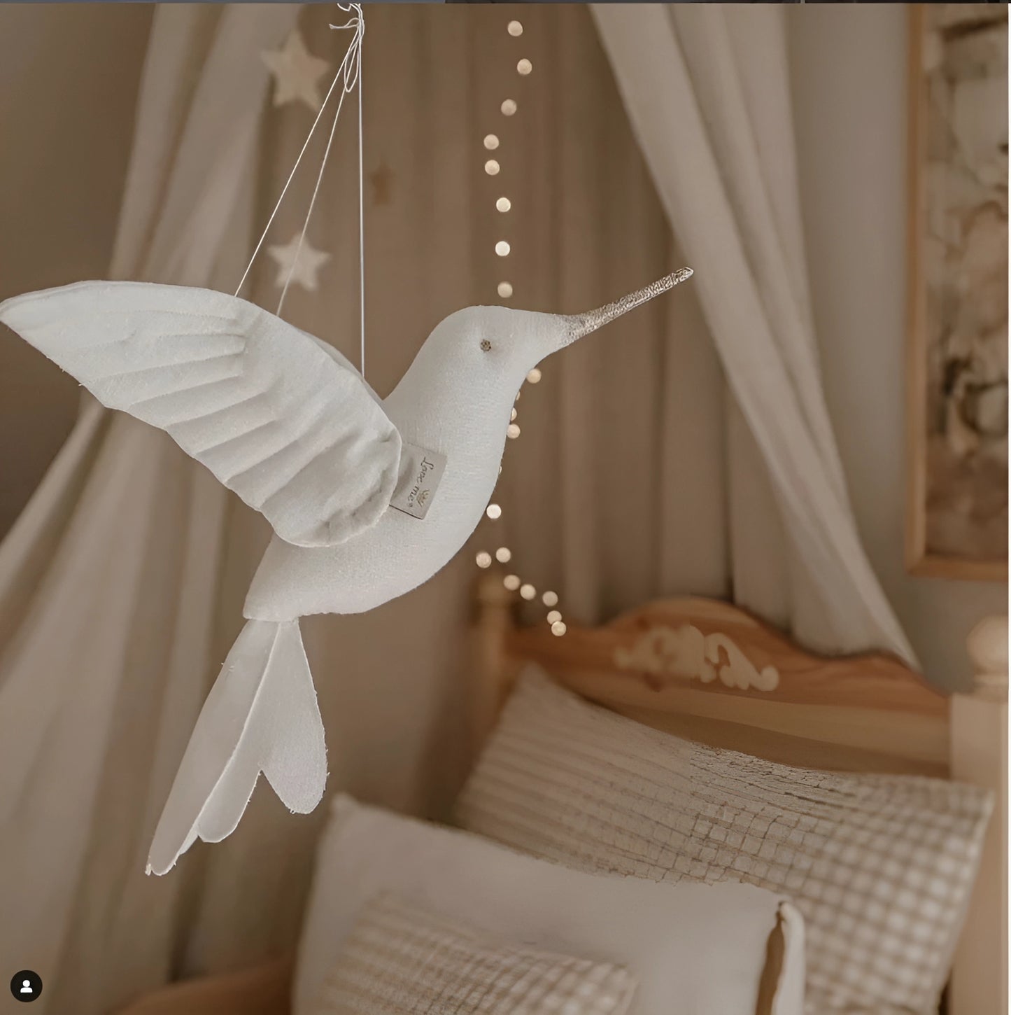 Hummingbird Plush Wall Decor - District Sunday