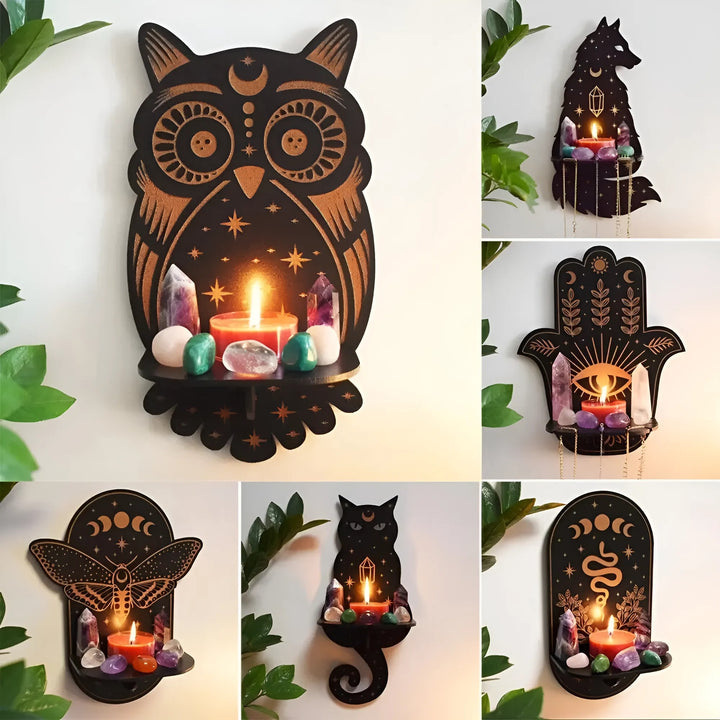 Eclipsa Crystal Candle Holder