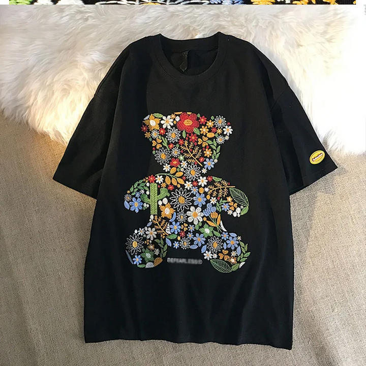 Sakura Bear Cotton Tee