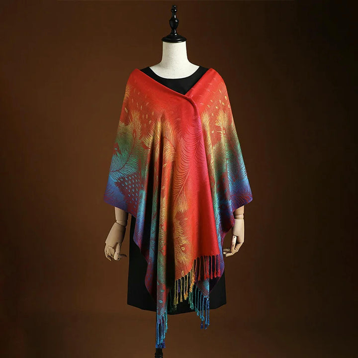 Peacock Prism Scarf