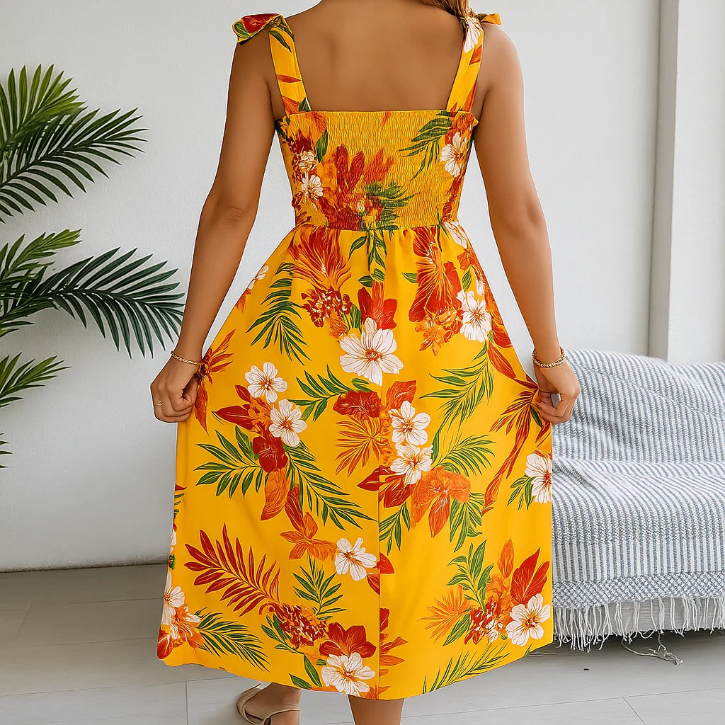 TropiBloom Women Sundress