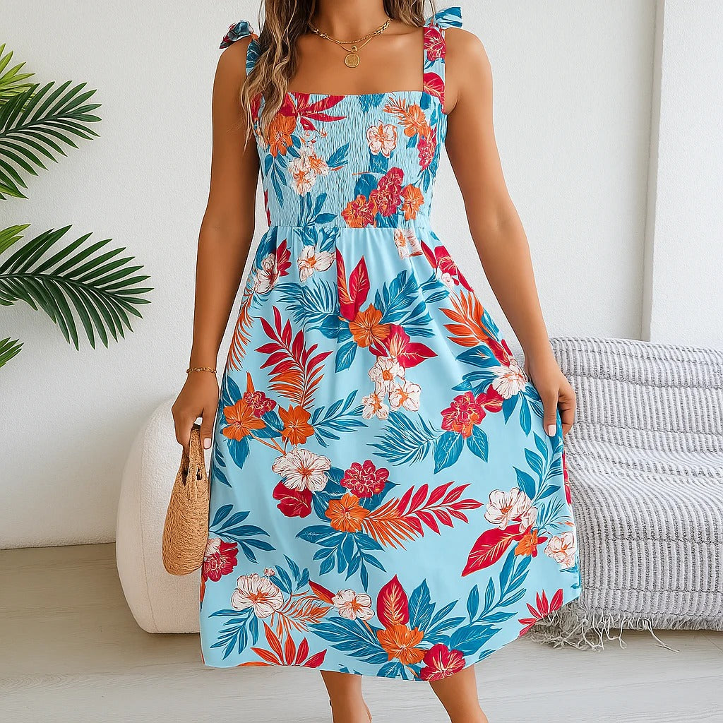 TropiBloom Women Sundress