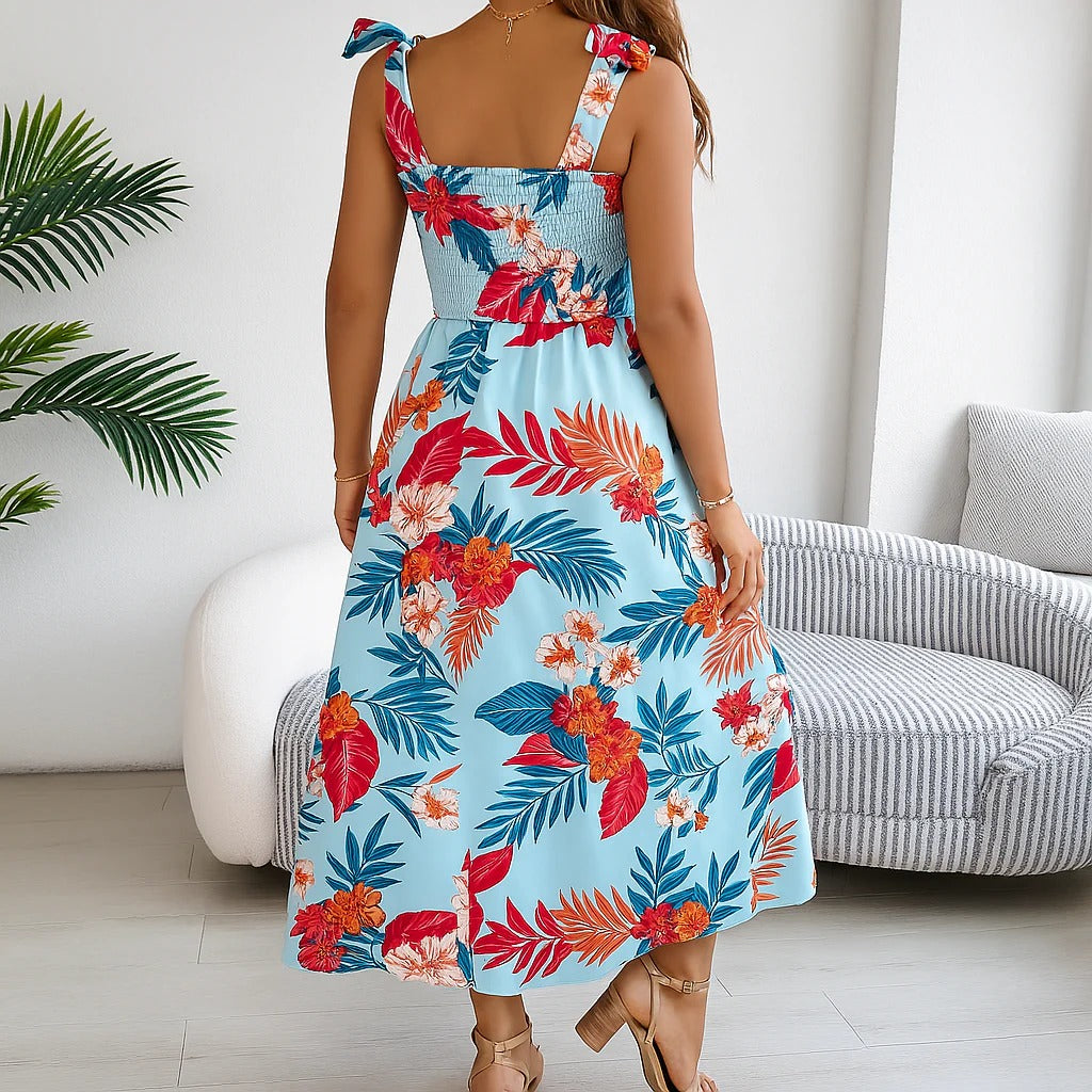 TropiBloom Women Sundress