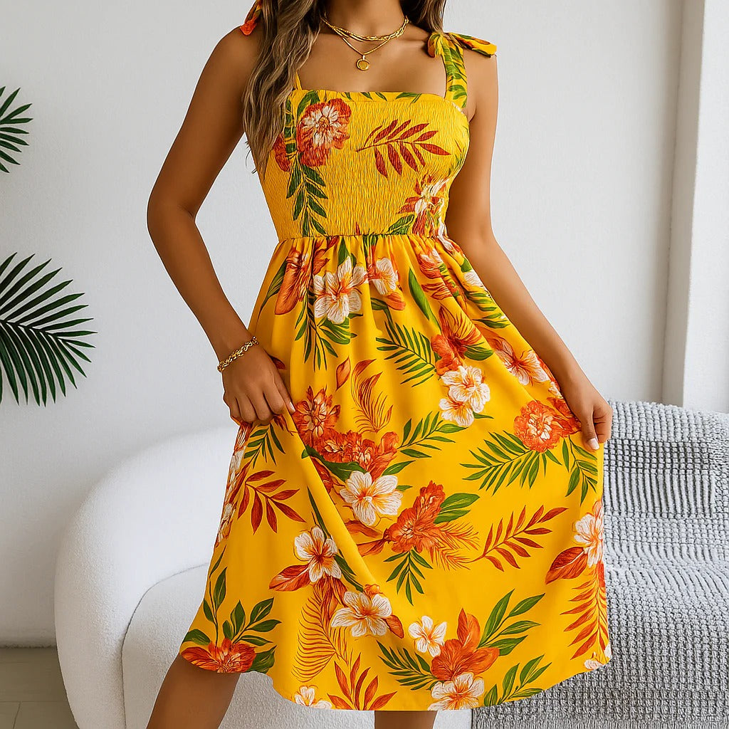 TropiBloom Women Sundress