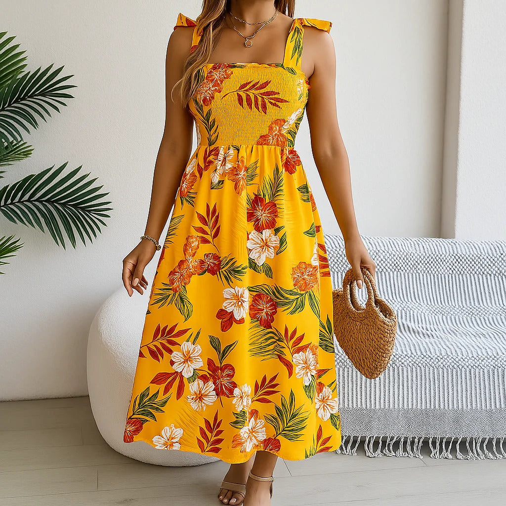 TropiBloom Women Sundress
