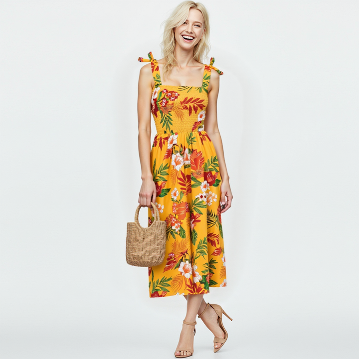 TropiBloom Women Sundress